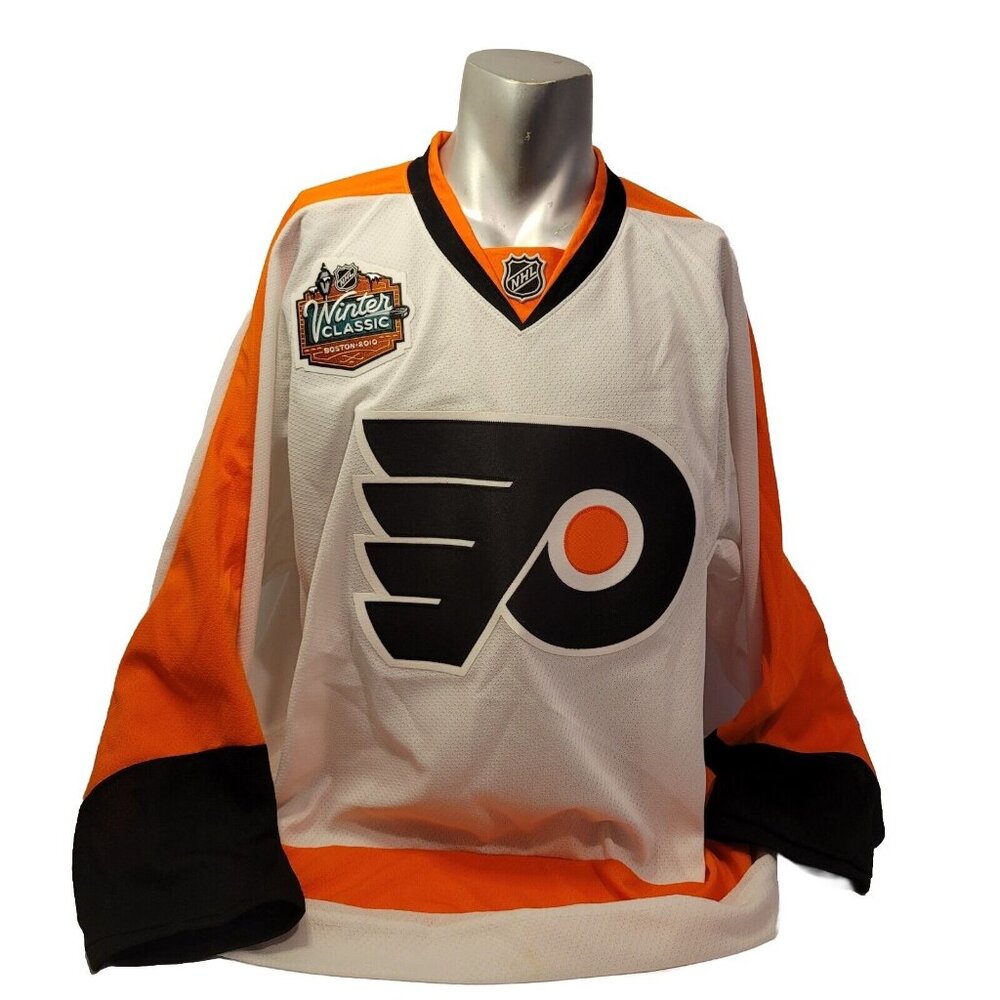 Autograph Philadelphia Flyers Jersey 2010 Boston Winter Classic Reeb NHL Hockey